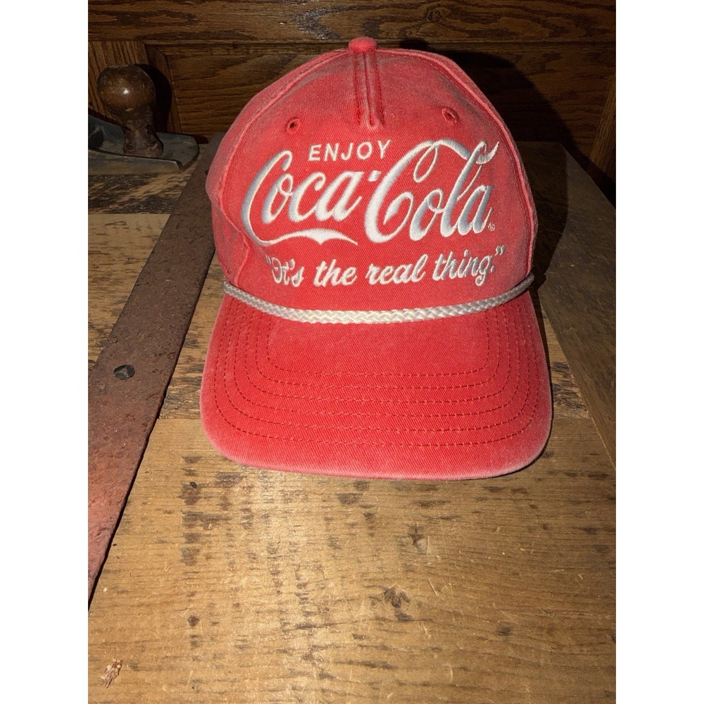 Coca Cola Rope Snapback Adjustable Trucker Cap